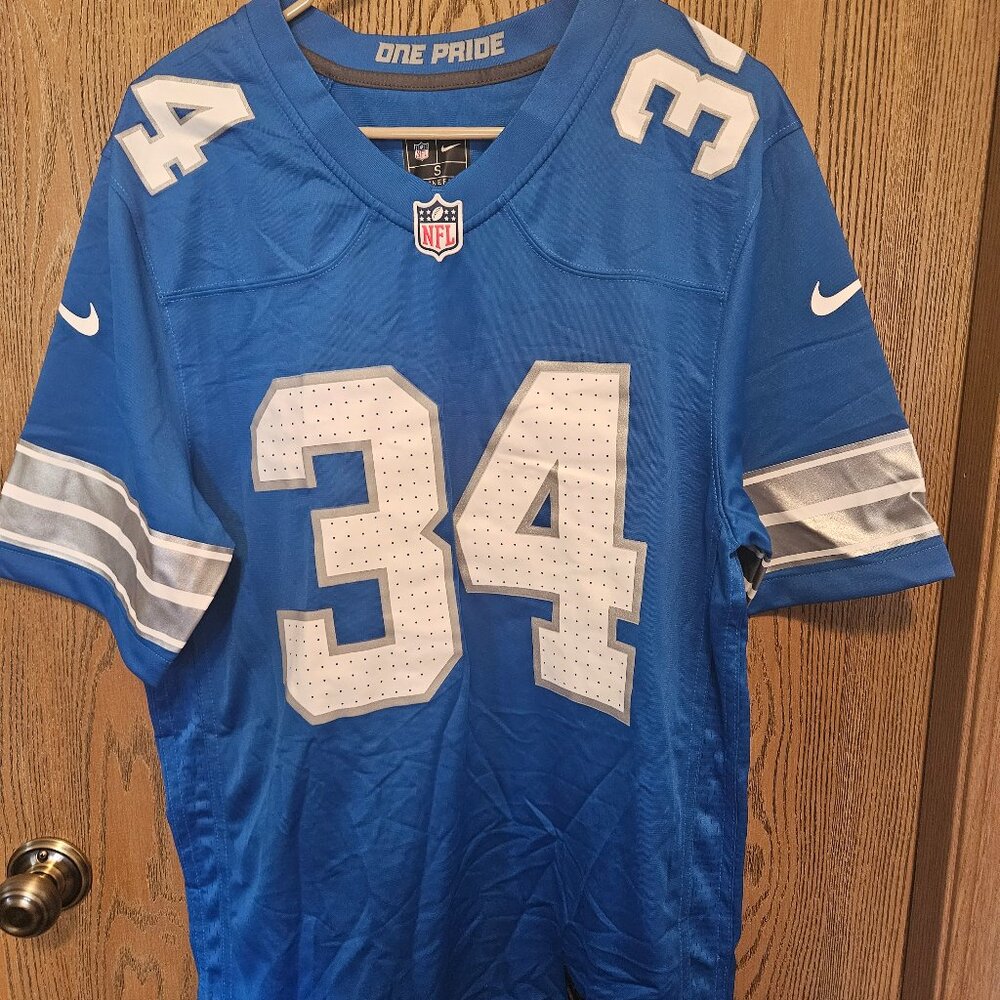 NWOT Men's Detroit Lions Alex Anzalone Nike Game Jersey Size Small - MSRP $130